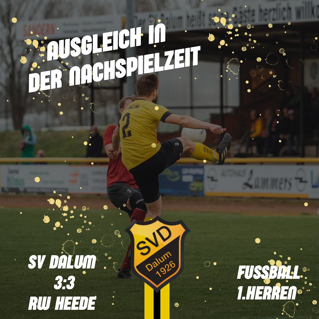 Bitteres Unentschieden in der Nachspielzeit! 💊