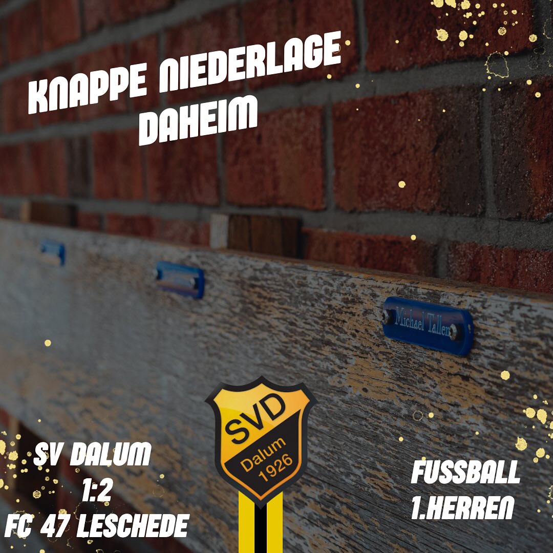 Knappe Heimniederlage gegen Leschede