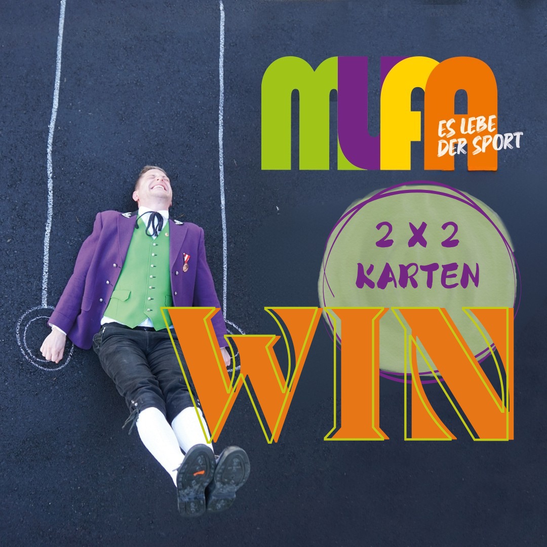 Wir verlosen 2 x 2 Tickets für unseren Musikantenfasching 2025 - es lebe der Sport! ⚾🏸🛷....