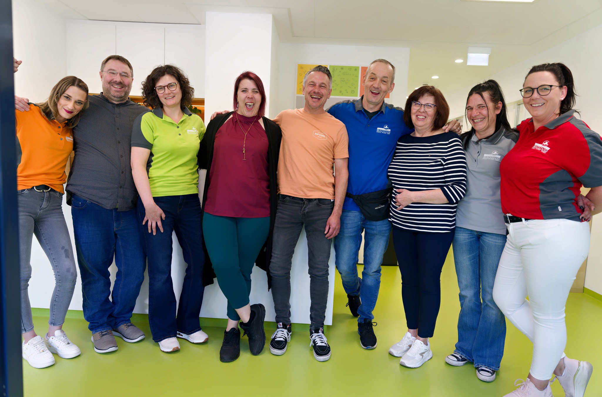 Zusammen lachen, zusammen anpacken, zusammen für andere da sein.
Denn gute Pflege beginnt mit einem starken Team. 💚