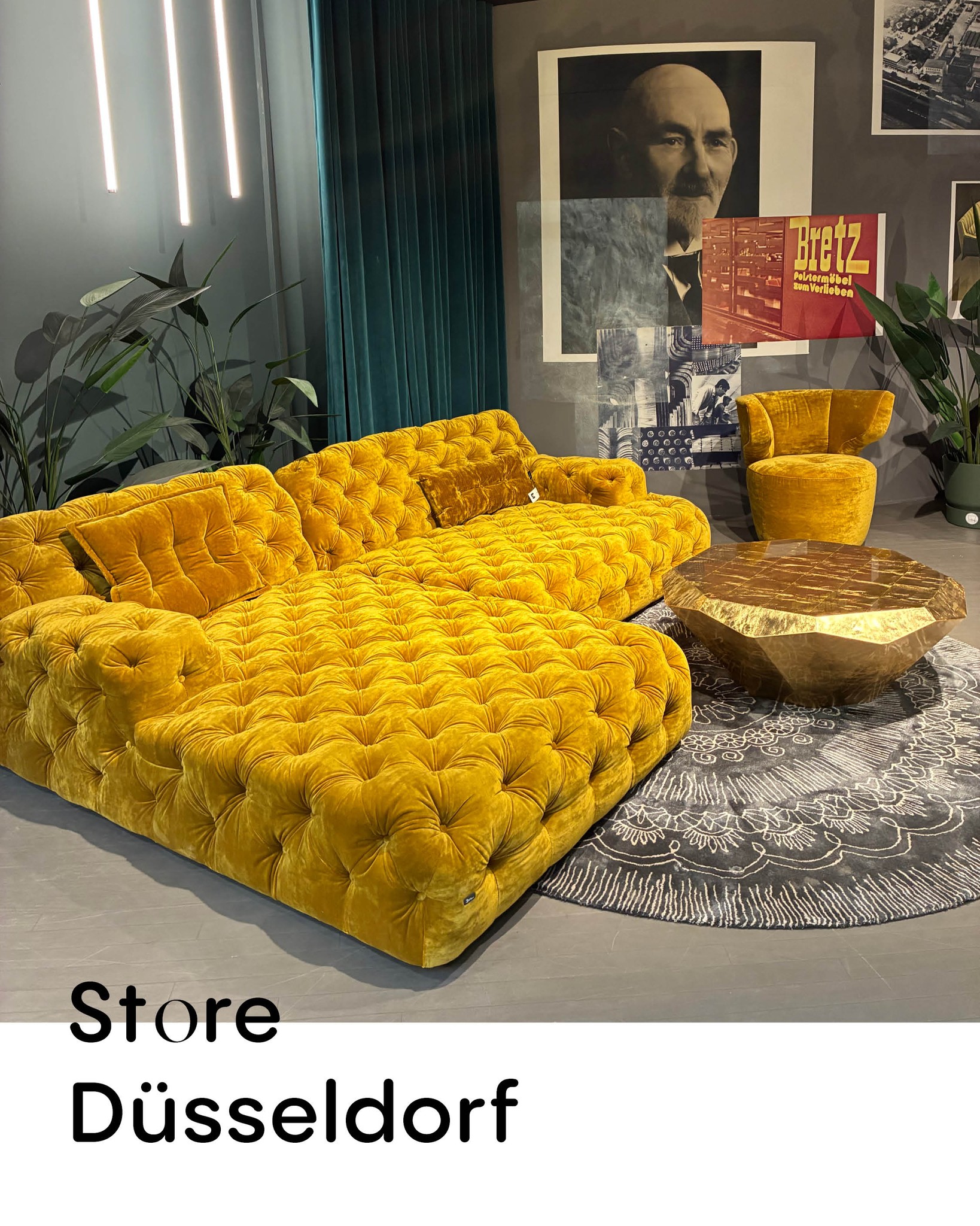 Unser Store in Düsseldorf zeigt sich in einem neuen Look. Ausdrucksstark, sinnlich und voller Persön...
