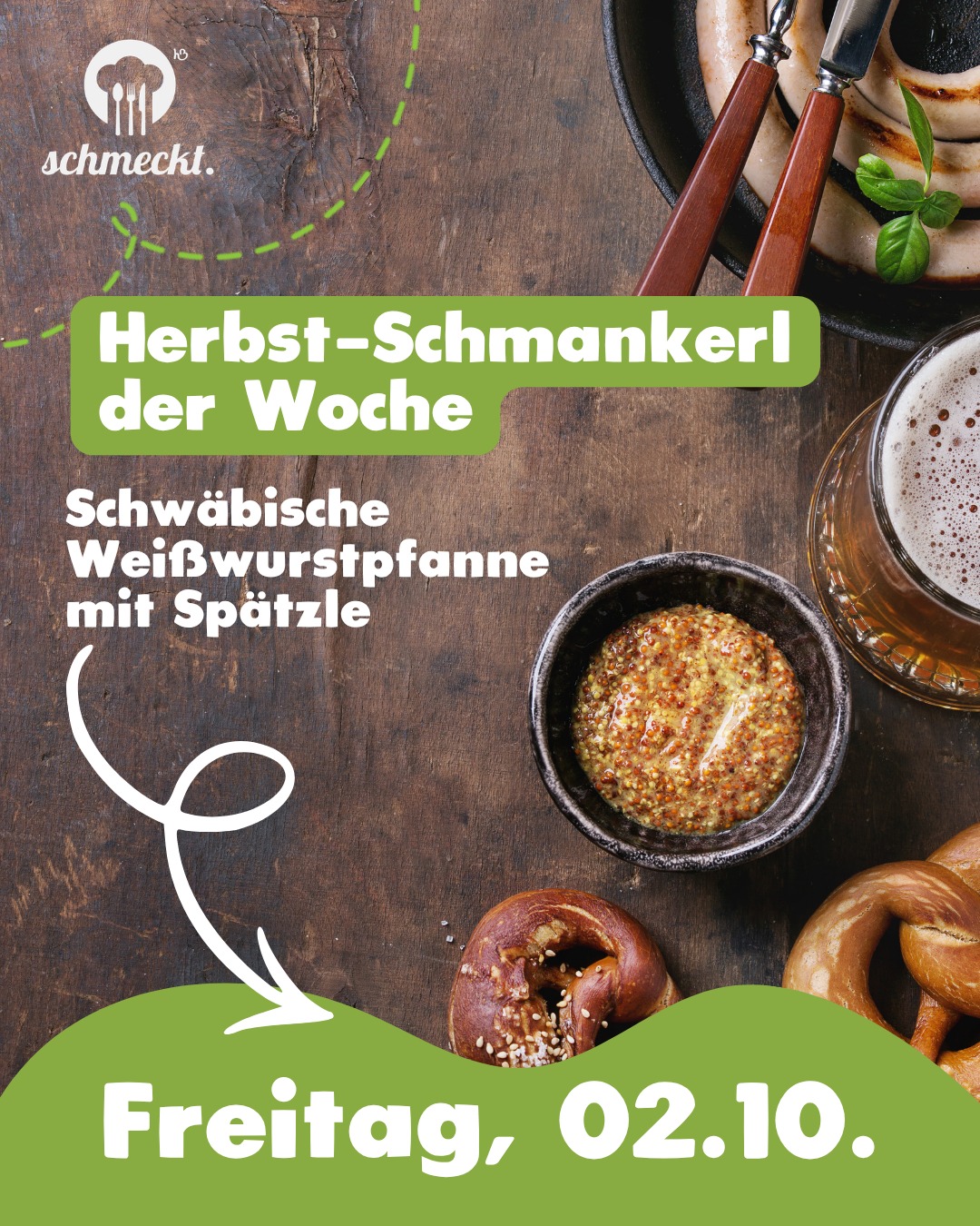 Goldener Herbst auf dem Teller 🍁
Die kühlere Jahreszeit beginnt und wir bringen gemütliche Hausmannskost zu euch an den Tisch. Freut euch diesen Freitag auf unsere Schwäbische Weißwurstpfanne mit Spätzle – frisch zubereitet und richtig schön herzhaft.
Wir freuen uns auf euren Besuch!
#h3schmeckt #CantinaLove #schwäbisch #Weißwurst #Mittagspause #OelsnitzErzgebirge #LeckerEssen