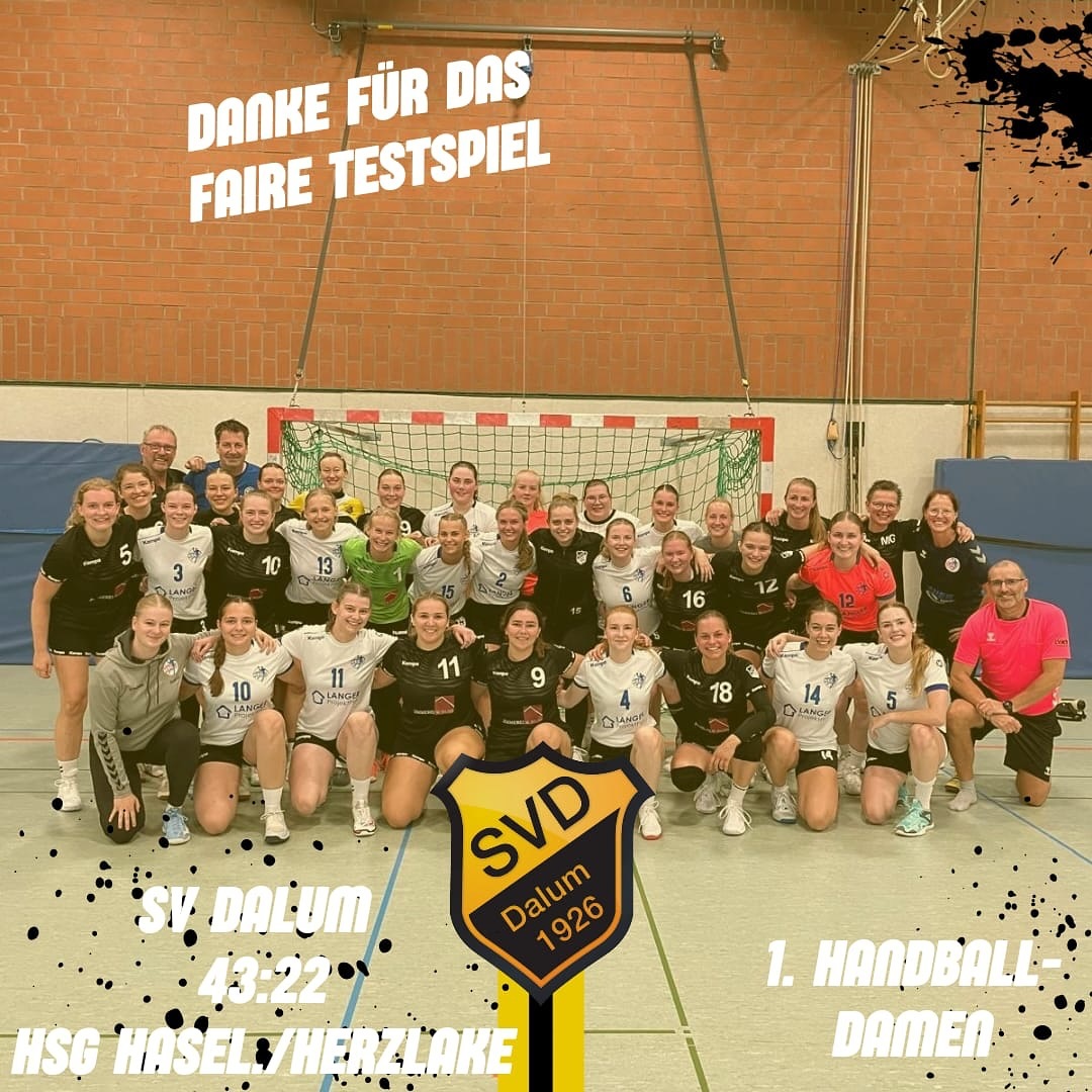 Erfolgreiches Trainingswochenende der 1. Handballdamen💪🏻