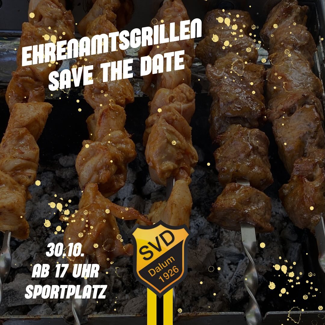 Save the Date - Ehrenamtsgrillen 🗓️🖍️