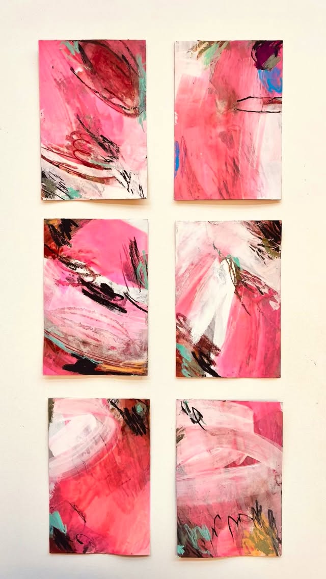 Playful sketching turns to little artworks - sometimes yes, sometimes not. Sometimes a bit a challen…