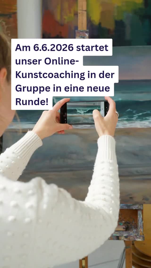 Am 6.6.2026 startet unser Online-Kunstcoaching in…