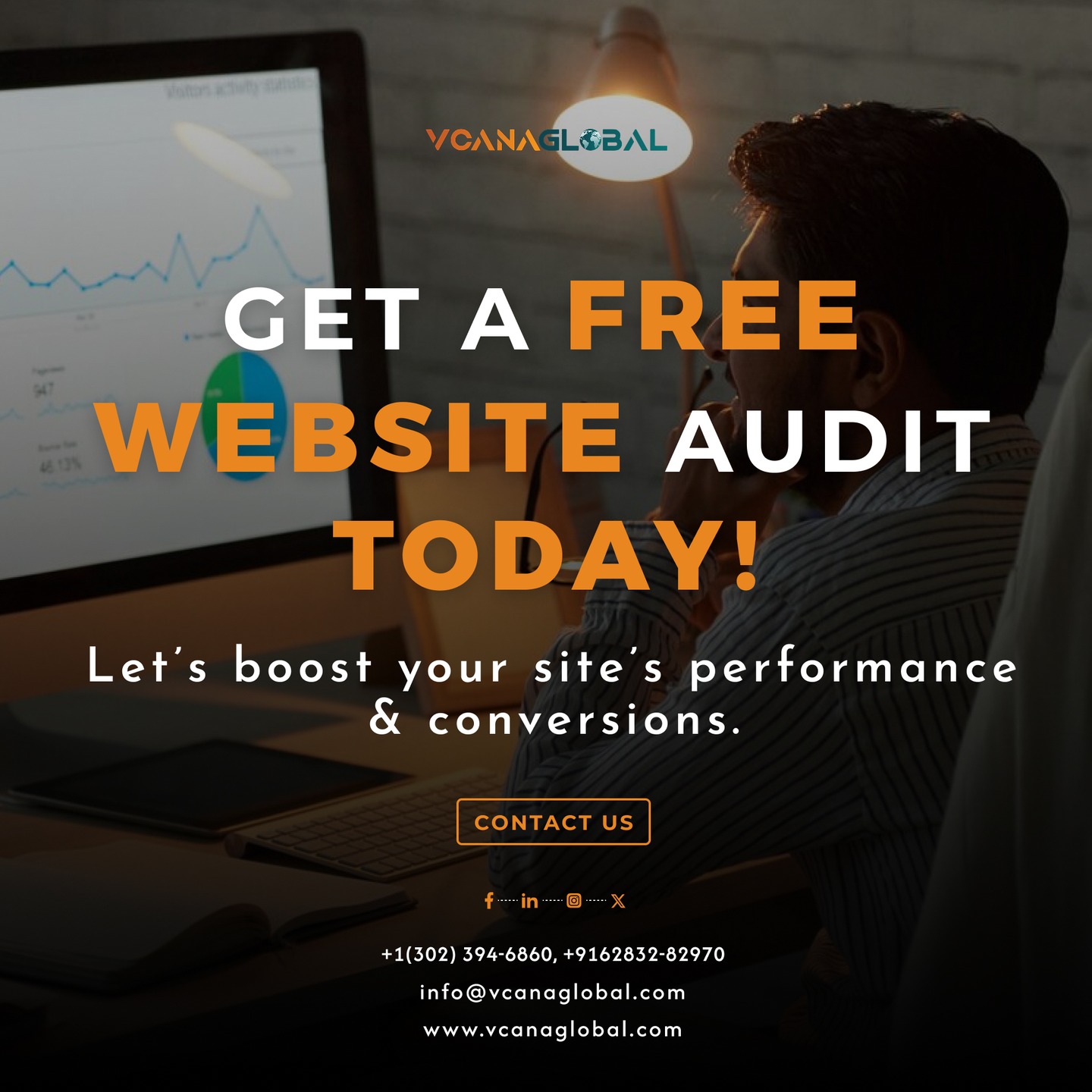 🚀 Is your website taking too long to load? That delay could be costing you visitors, sales, and search rankings!
⚙️ Let Vcana Global optimize your site speed and performance.
💡 Don’t forget—fast sites rank better with the help of expert SEO services.
📞 Contact us for a FREE website audit today!
✉ sales@vcanaglobal.com | 📞 +1 (302) 394-6860
🌐 https://lnkd.in/ehQjtsu
#WebsiteSpeed #SEOServices #VcanaGlobal #BoostConversions #FreeAudit