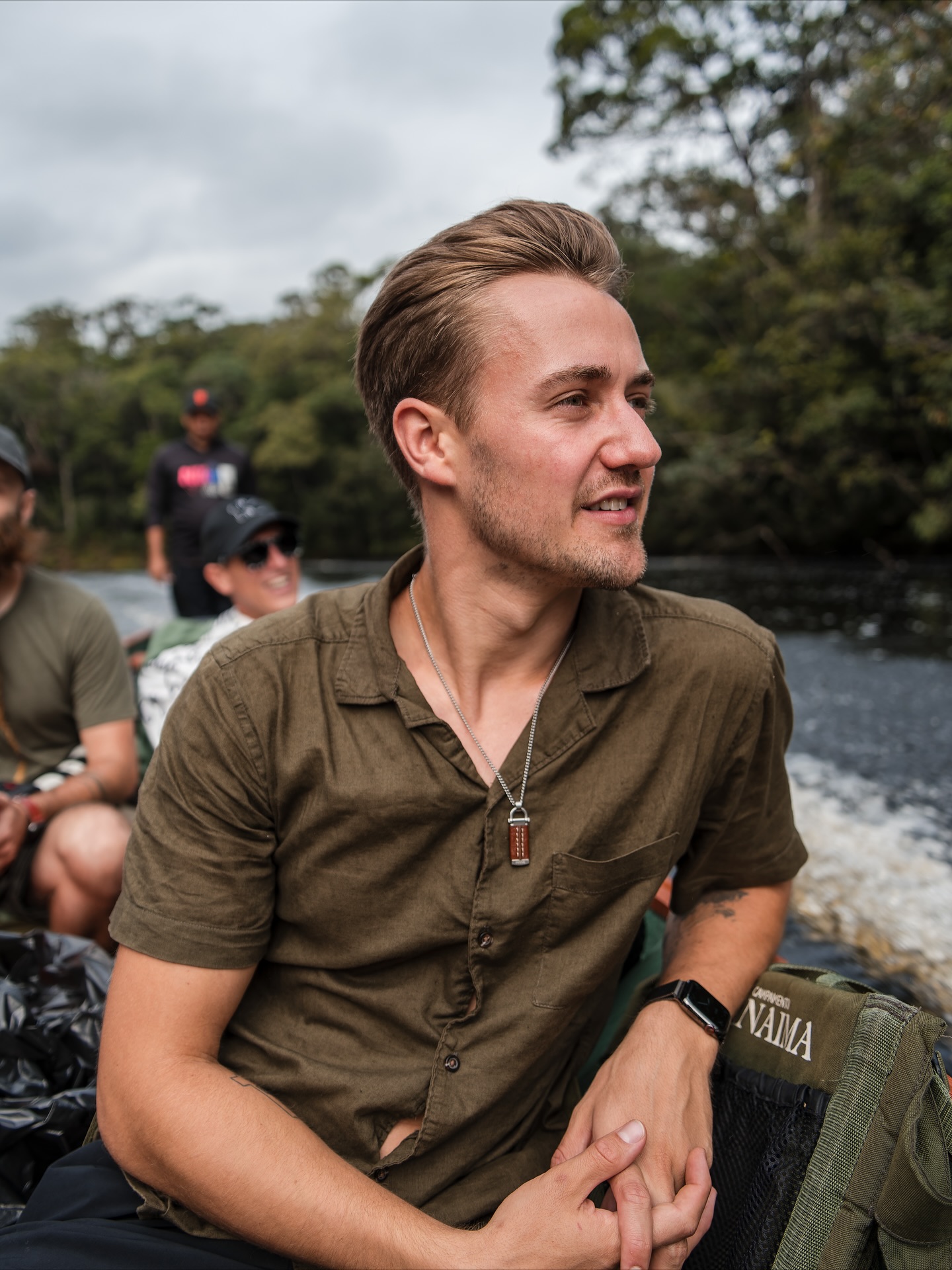 On the way to Angel Falls, we traveled by boat through the jungle in Canaima National Park ๐ฟ. The views were amazing.. big cliffs, thick trees, and the river all around us ๐ฆ. We stopped a few times and saw some really interesting insects. The whole trip felt wild and unforgettable ๐ฎ!!#travel #traveltips #travelgoals #explore