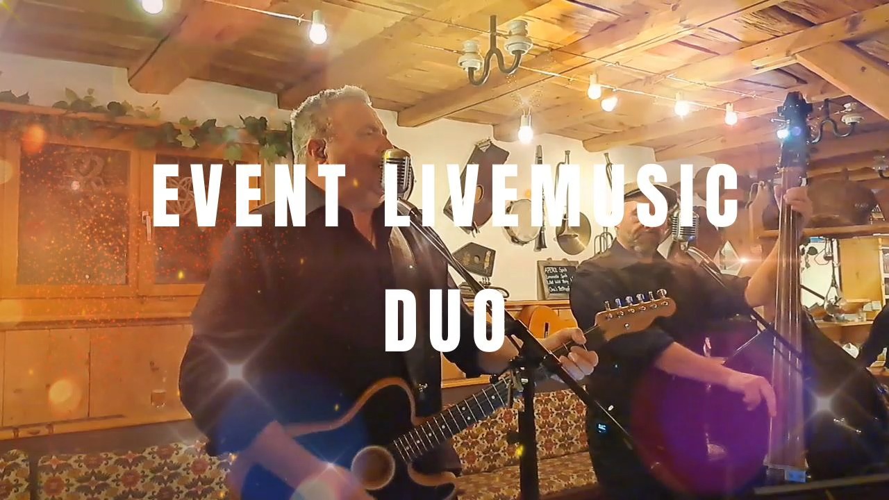 Event Live-Music Duo🎤🎸😎🤘
Hubertus Kahl Lead Vocals & Guitar und Stefan Berg Vocals & Kontrabass. Ein umfangreiches Repertoire von akustischen Songs aus 8 Jahrzehnten Rock, Pop, Evergreens, Oldies, Schlager, Country, Folk. Perfekt für Firmenevent, Messe, Privat, Stadtfest, Verein, Jubiläum, Gastronomie, Dinner, Bar.
Mehr Musik, Infos, Buchung, Kontakt auf der Website: https://www.kahlmusic.de
#kahlmusic #hubertuskahl #musik #onemanband #alleinunterhalter #duo #event #firmenevent #stadtfest #messe #aftershow #stehempfang #hintergrundmusik #sektempfang #opener #fingerfood #hochzeit #geburtstag #weinprobe #afterwork #sundowner