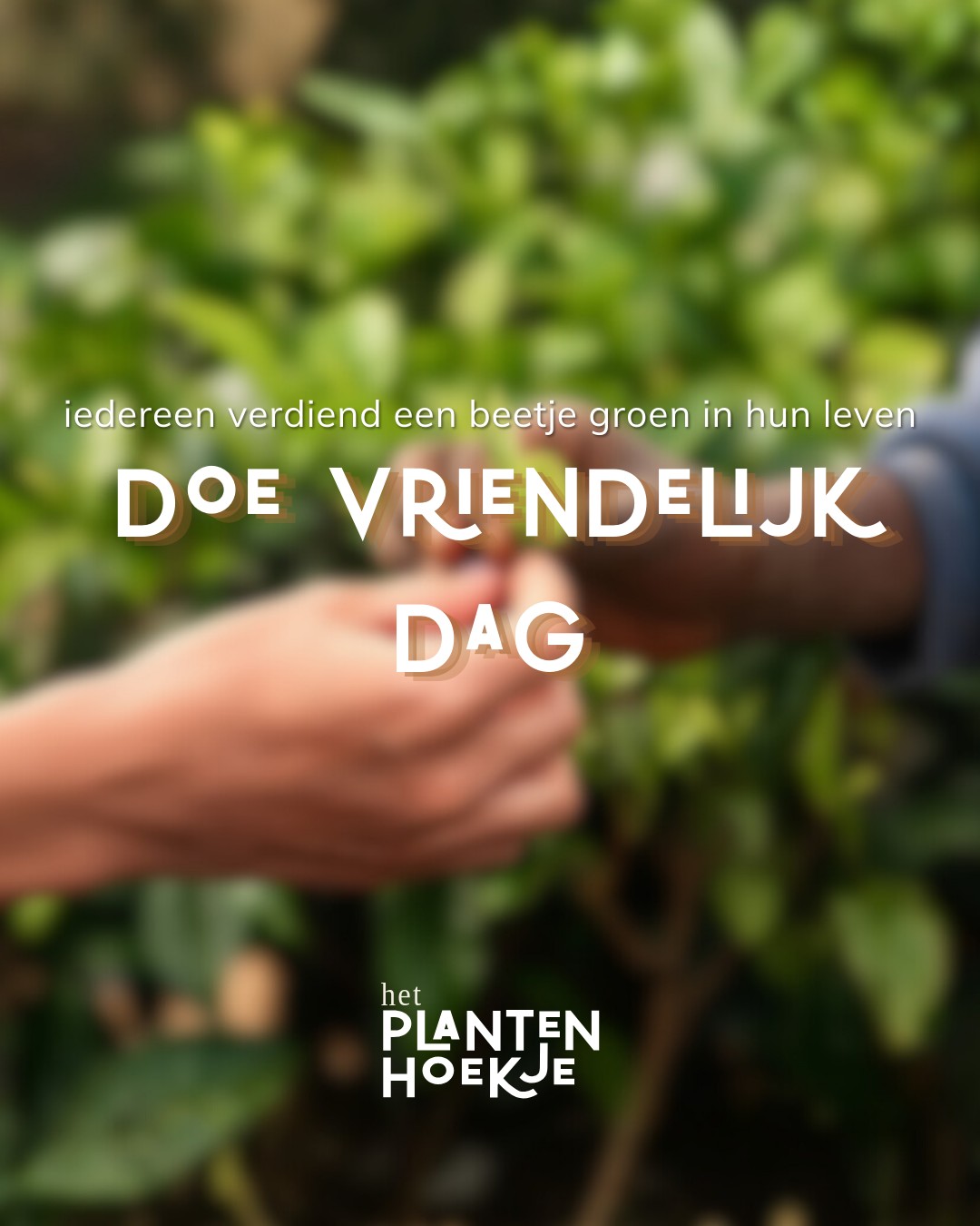 🌿 𝐃𝐨𝐞 𝐕𝐫𝐢𝐞𝐧𝐝𝐞𝐥𝐢𝐣𝐤 𝐃𝐚𝐠 Iets goeds doen hoeft niet g…