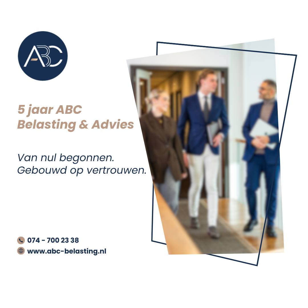 ✨ 𝟱 𝗷𝗮𝗮𝗿 𝗔𝗕𝗖 𝗕𝗲𝗹𝗮𝘀𝘁𝗶𝗻𝗴 & 𝗔𝗱𝘃𝗶𝗲𝘀✨ Vandaag, 5 jaar g…