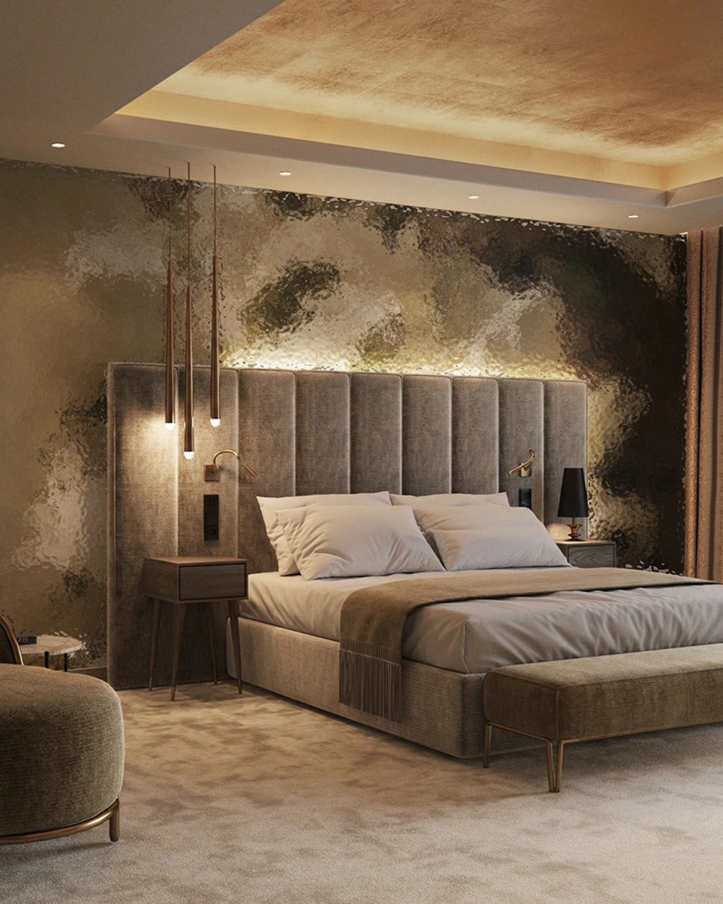 HOTEL SUITE
The room design combines contemporary design with classic elegance and a touch of luxury.
Design concept & 3D visualisations by Kitzig Interior Design
#kitzigdesignstudios #kitziginteriordesign #interiordesign #designconcept #hoteldesign #guestroomdesign #suites #hotelinterior luxurybedroom