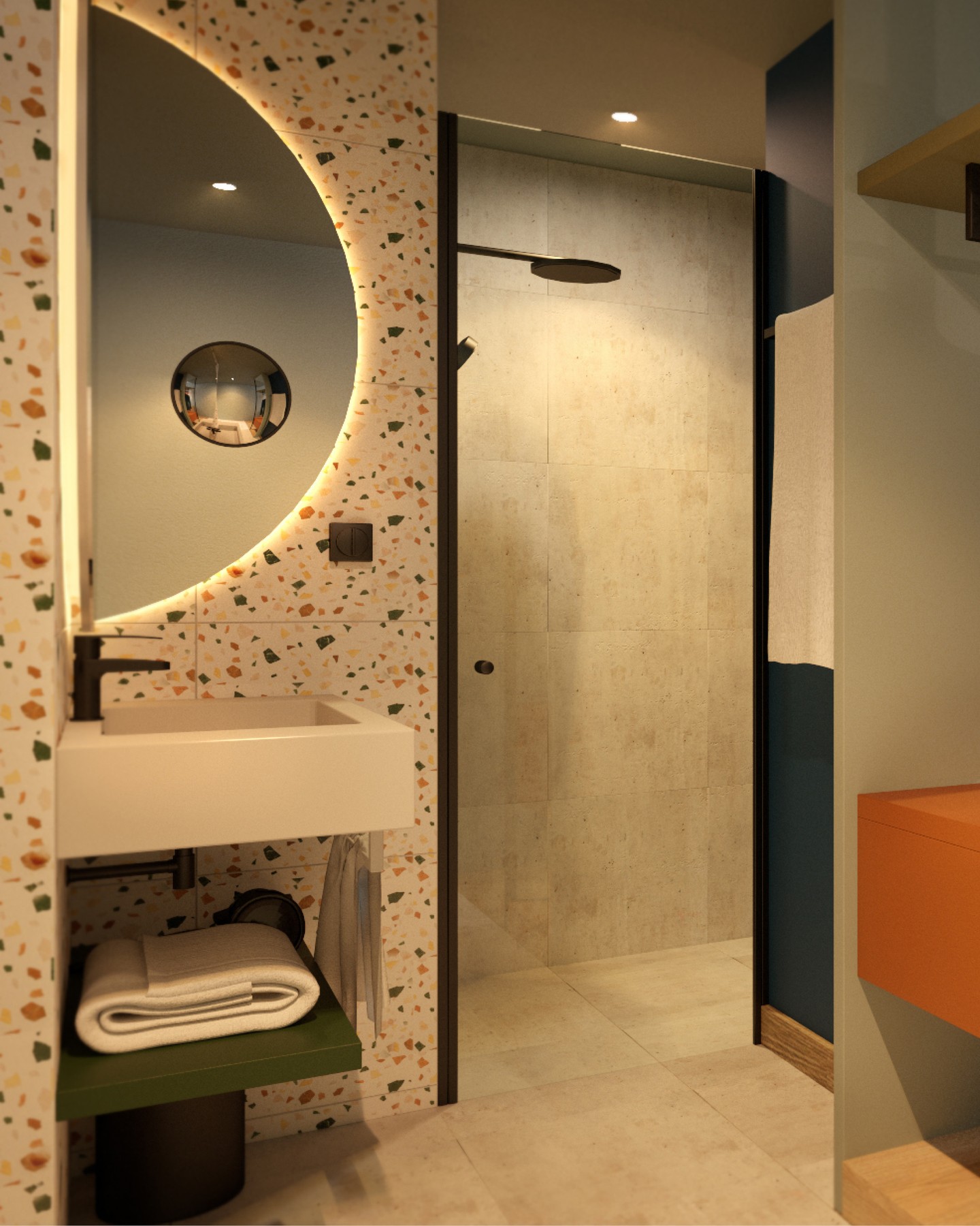 me and all LEIPZIG
Inspired by the Bauhaus products once presented at the Leipzig trade fairs, geometric shapes in warm colours characterise the interior design of the rooms. Unusual luminaires are reminiscent of the former location of the lighting industry.
OPENING SOON!
Design and 3D Visualisation by Kitzig Interior Design
#kitzigdesignstudios #kitziginteriordesign #interiordesign #designhotel #moderninterior #interiorarchitecture #lighting #lightingdesign #meandall #leipzig