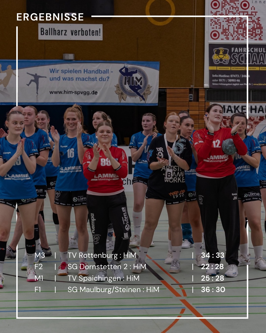 Ergebnisse vom Wochenende:Unsere Frauen-2 verabschieden sich mit einem starken Sieg aus der Sais....