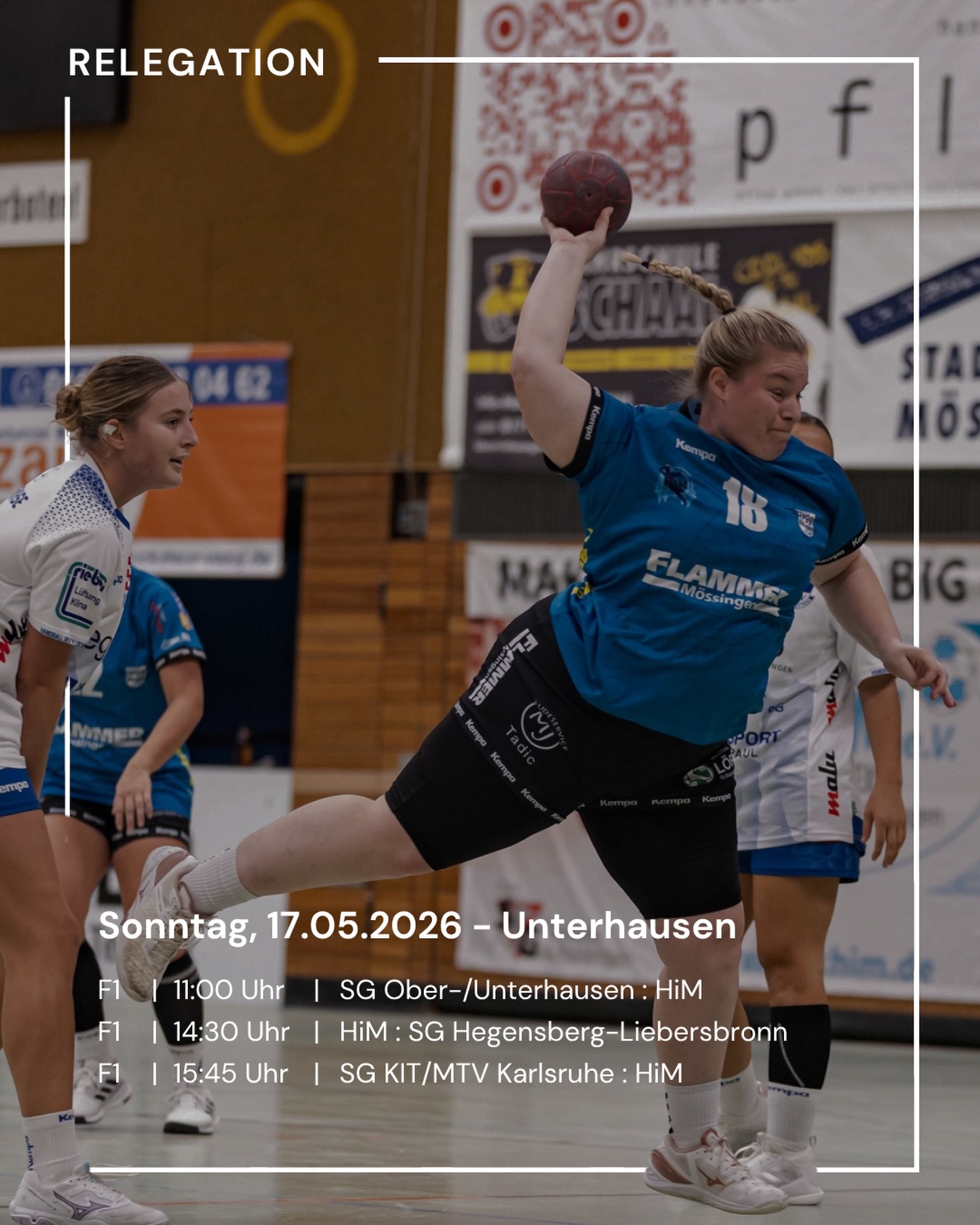Für unsere Frauen 1 steht am Sonntag noch ein richtig großes Highlight an - das Relegationstur....