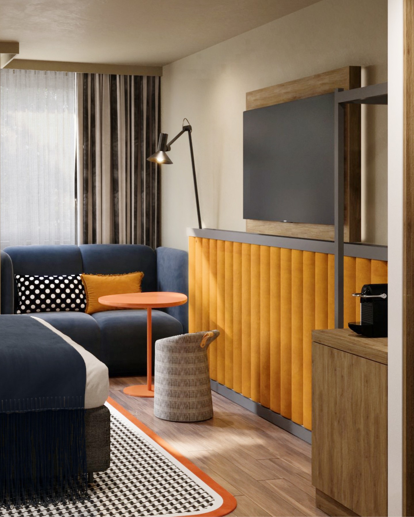 Hotel Indigo Düsseldorf
Some spaces don't need to be rebuilt they need to be remembered. A refresh is not a renovation. It's a conversation with what's already there, asking what still holds and what needs to move.
#KitzigDesignStudios #HotelIndigo #HotelIndigoDüsseldorf #HotelDesign #InteriorDesign #DesignBeyondBoundaries #Düsseldorf #HospitalityDesign #IHG #HotelRefresh