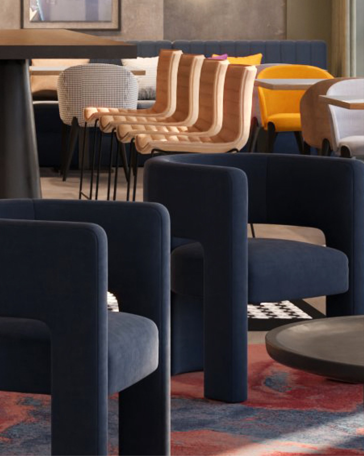 Colour, character and a sense of place.
The interiors of Hotel Indigo Düsseldorf combine expressive materials, curated artwork and inviting social spaces to create a hospitality experience with its own identity.
#KitzigDesignStudios #HotelIndigo #HotelDesign #HospitalityDesign #InteriorDesign #InteriorArchitecture #HotelInteriors #DesignInspiration #LifestyleDesign #HospitalityInteriors