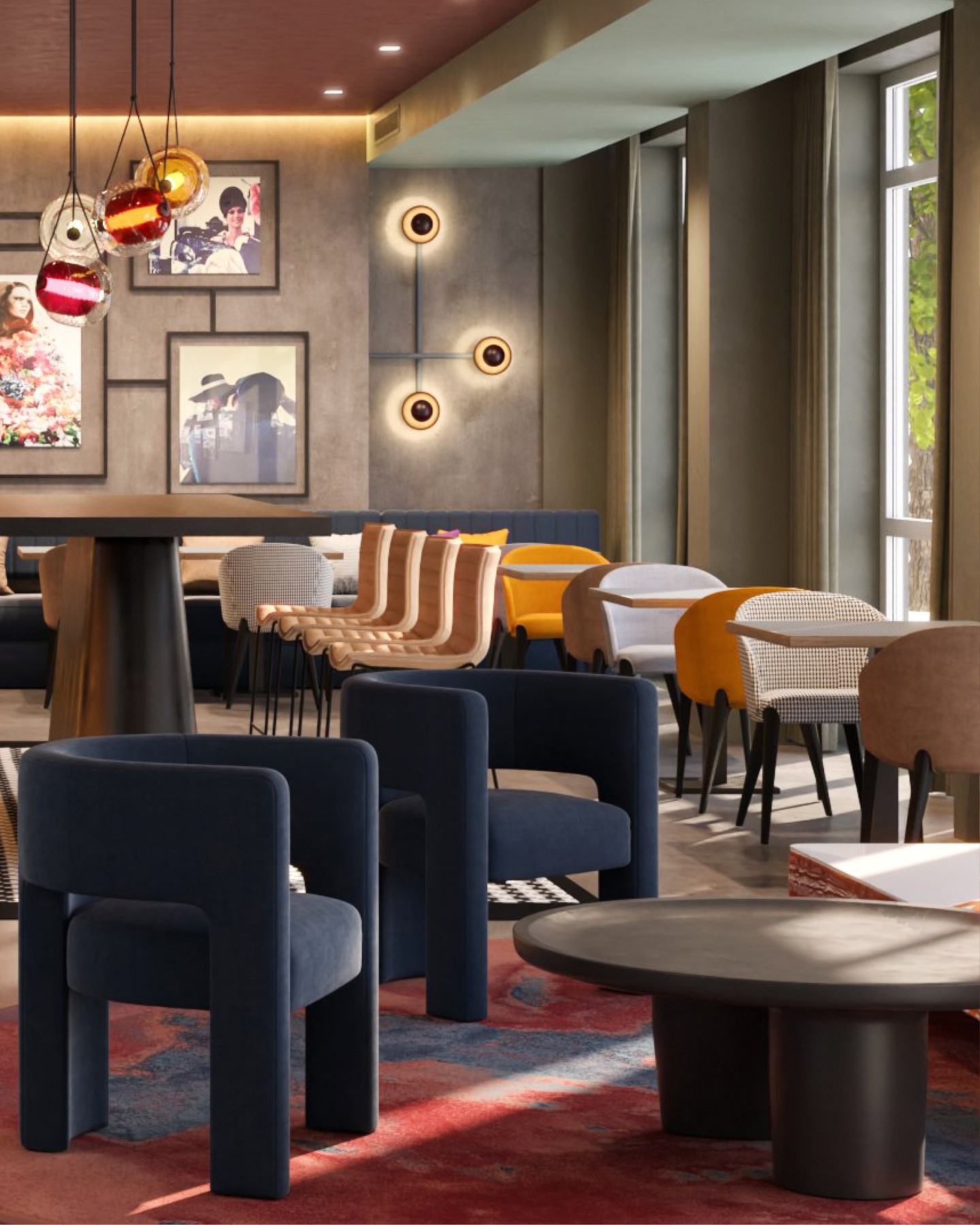Colour, character and a sense of place.
The interiors of Hotel Indigo Düsseldorf combine expressive materials, curated artwork and inviting social spaces to create a hospitality experience with its own identity.
#KitzigDesignStudios #HotelIndigo #HotelDesign #HospitalityDesign #InteriorDesign #InteriorArchitecture #HotelInteriors #DesignInspiration #LifestyleDesign #HospitalityInteriors