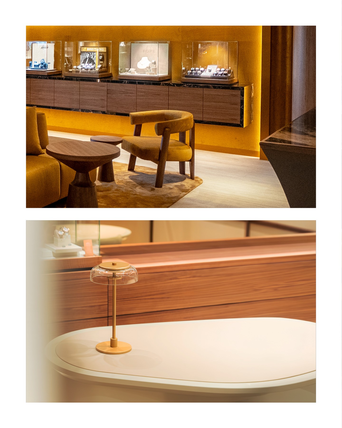 JUWELIER MAYER STARNBERG
A variety of zones featuring a lounge, bar, sales tables, and curated presentation areas create an exclusive customer experience. Intimate niches allow for private consultations, while open areas convey lightness and spaciousness.
#KitzigDesignStudios #JuwelierMayer #Starnberg #JewelleryDesign #RetailDesign #DesignBeyondBoundaries #LuxuryRetail #Starnberg