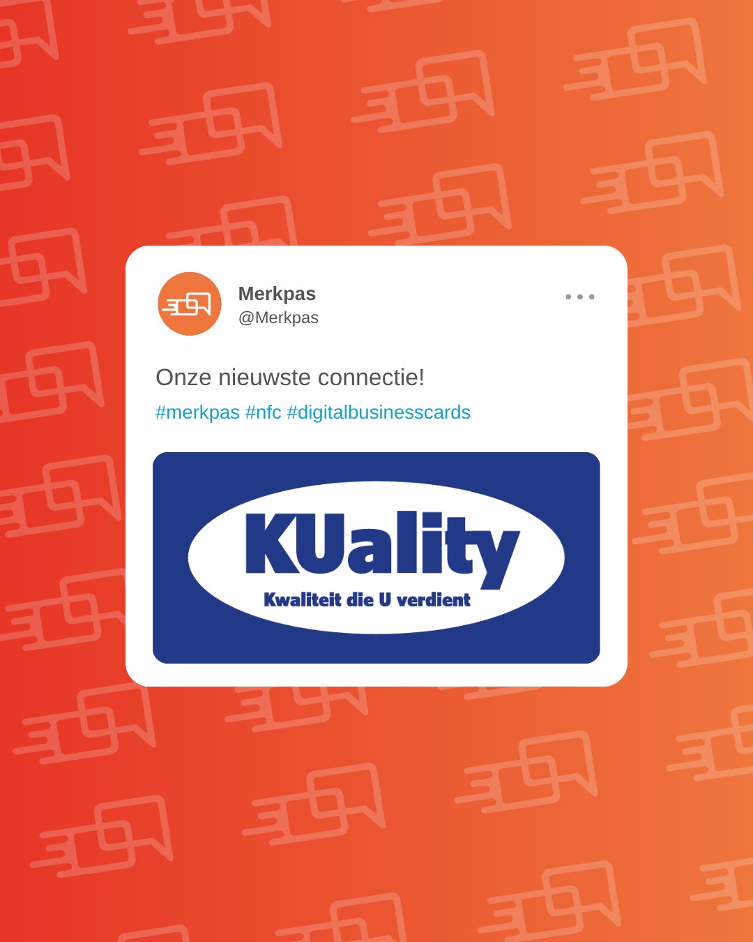 𝐍𝐢𝐞𝐮𝐰𝐞 𝐜𝐨𝐧𝐧𝐞𝐜𝐭𝐢𝐞: 𝐊𝐮𝐚𝐥𝐢𝐭𝐲 🤝 We breiden ons netwerk…