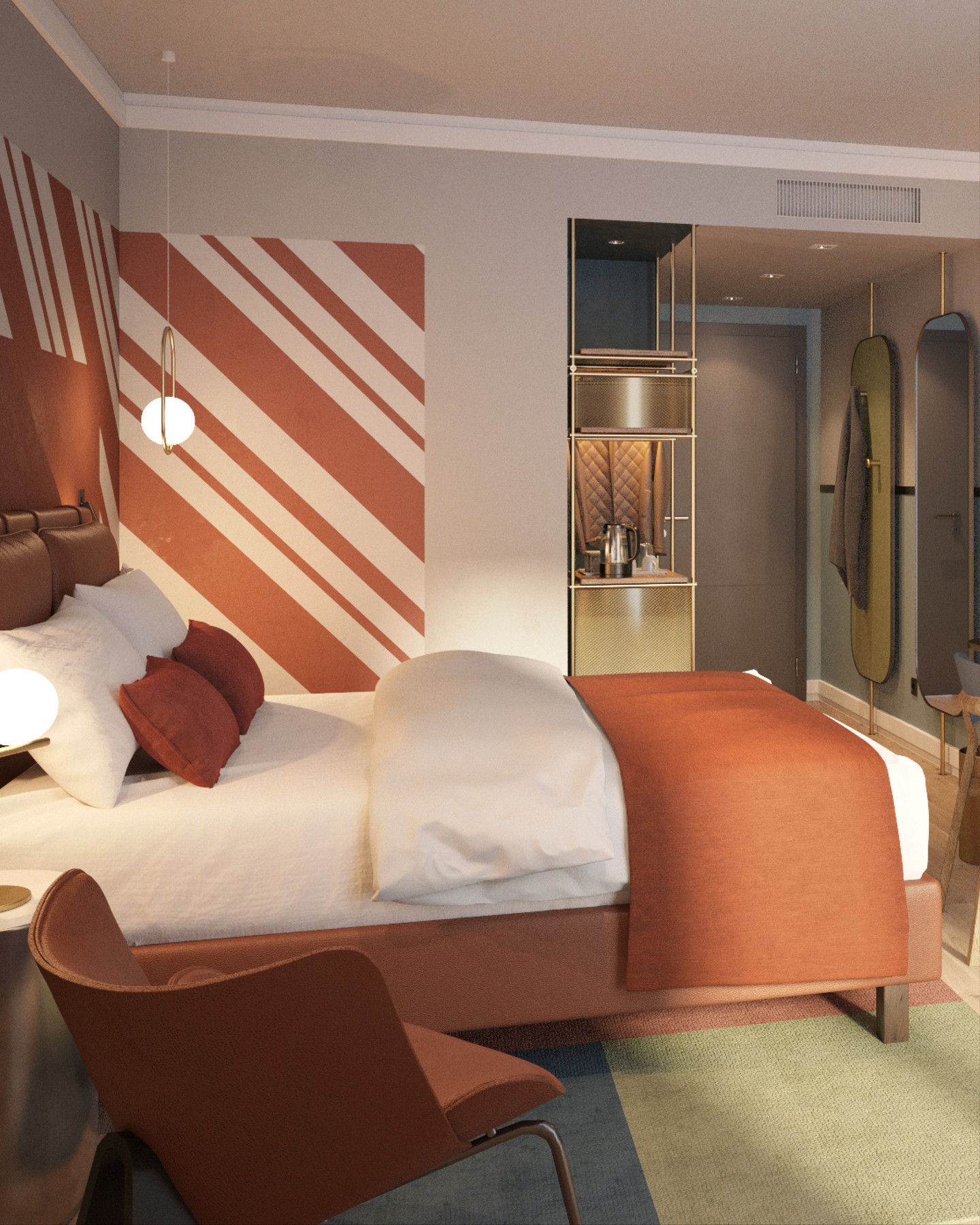 One room – three designs
The various designs for the guest room at a lifestyle hotel in 2019 were rich in colour and form.
#kitzigdesignstudios #kitziginteriordesign #interiordesign #designhotel #moderninterior #interiorarchitecture #lifestylehotel #hoteldesign