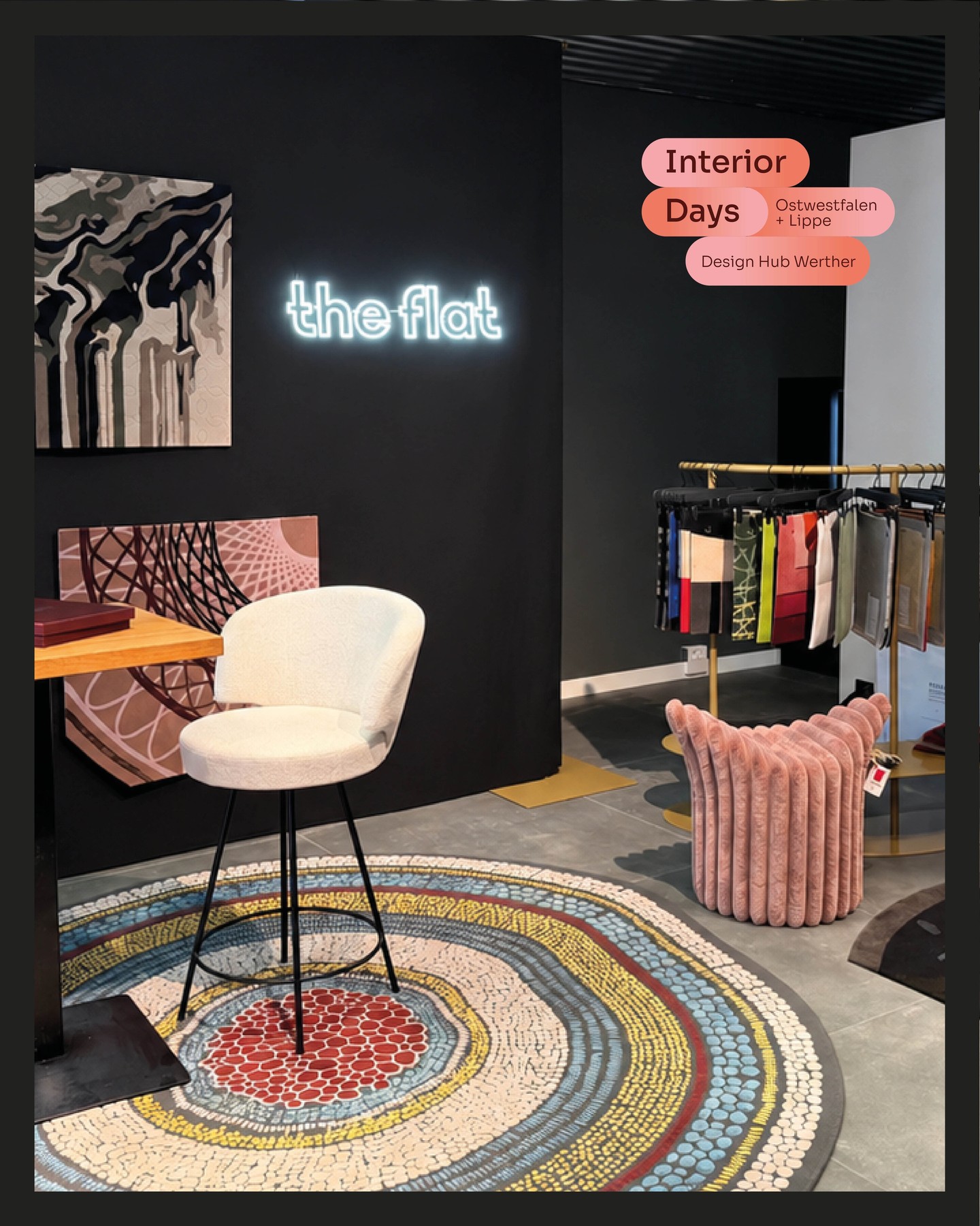 Daydreams – Carpet Collection
The carpet collection by Olaf Kitzig comprises a multifaceted selection of geometric and organic motifs and many colour variations. With their expressive charisma, sculptural dimensionality and professional production, each one is a masterpiece.
Discover the Daydreams Collection at the Design Hub Werther from September 20 to 24, 2026.
SEE YOU THERE.
#KitzigDesignStudio #theFlat #KitzigIdentities
