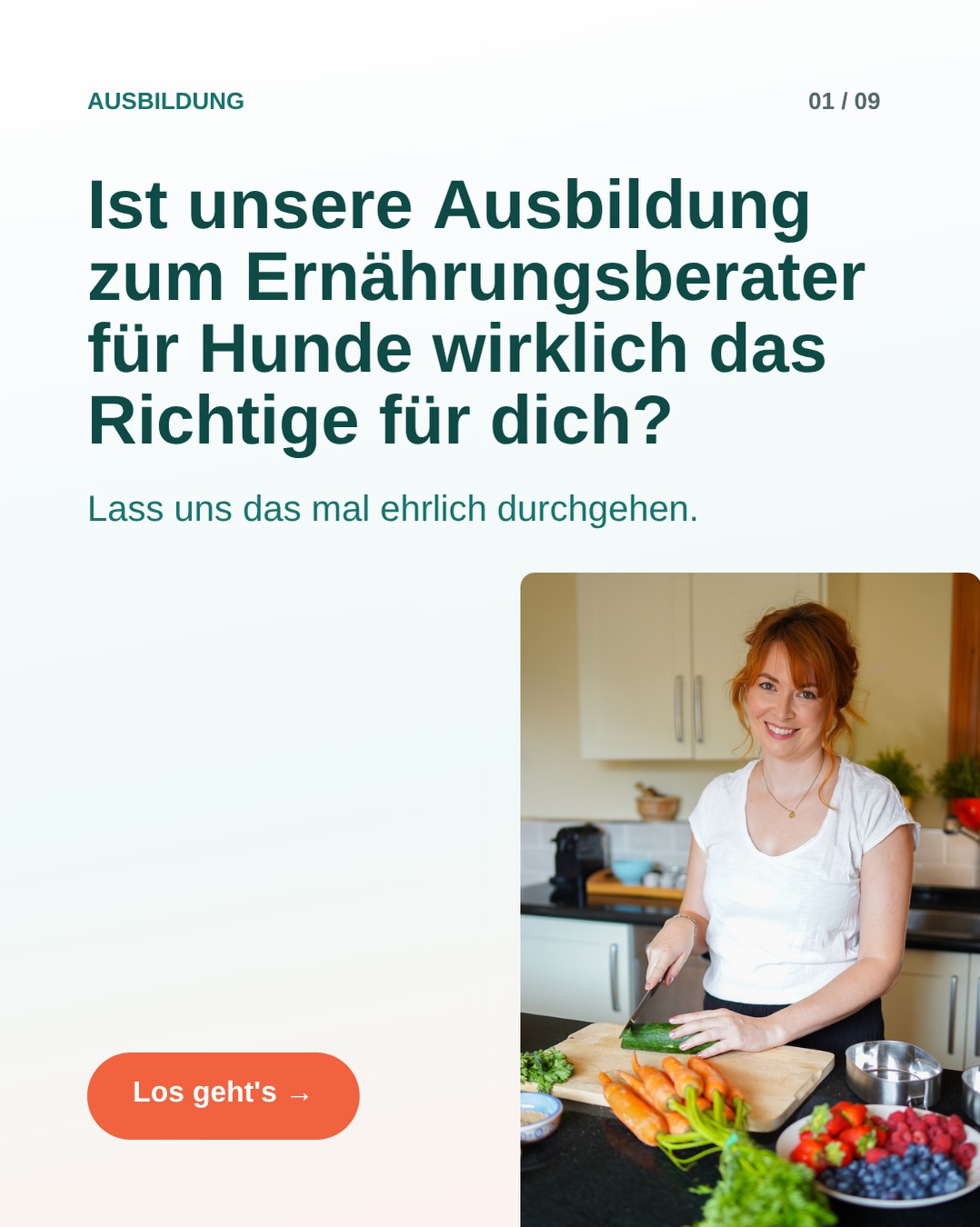 Keine Vorbildung, wenig Zeit, unsicher ob es das Richtige ist🤔
Diese Gedanken hören wir von fast jeder Interessentin, bevor sie sich für unsere Ausbildung entscheidet.
⏰ Die Wahrheit: Du brauchst kein Vorwissen, wir holen dich bei null ab und begleiten dich tierärztlich fundiert. Die Inhalte lernst du in deinem eigenen Tempo, rund 5 Stunden pro Woche reichen, egal ob du Vollzeit arbeitest, Familie hast oder schon selbst Hunde betreust.
Ob du beruflich durchstarten willst wie Katja, dir ein zweites Standbein neben deinem Hundeberuf aufbauen möchtest, oder einfach für deinen eigenen Hund kompetent werden willst: All das ist ein guter Grund für diese Ausbildung.
❌ Nur eins passt nicht: Wenn du eine fertige, schnelle Lösung ohne eigenen Einsatz suchst. Denn wir begleiten dich eng, lernen musst du trotzdem selbst.
Erkennst du dich wieder? Dann kommentier „Ausbildung“ und ich schicke dir alle Details direkt per DM, 100% unverbindlich

Wichtig: Die Anmeldung ist nur bis einschließlich 23.10.2026 möglich. Danach ist ein Start erst wieder im Frühjahr 2027 möglich.
#hundeernährung #hundephysiotherapie #hundegesundheit #gesunderhund #hundeernährungsberater