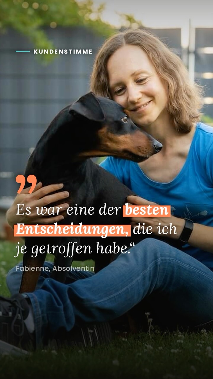Wenn dein Hund krank ist und du dich auf andere verlassen musst, ist das ein ziemlich hilfloses Gefühl.
Fabienne @fabienne.pfeiffer kennt das. Ihr Deutscher Pinscher Hector hat mit Allergien und IBD zu tun. Sie wollte nicht länger abwarten, sondern selbst verstehen, was im Napf passiert, und hat sich für die Ausbildung bei uns entschieden.
Ihr Fazit: “Ich bin nicht mehr abhängig von der Expertise und der Zeit anderer, sondern kann selbst kompetent aktiv werden.”
Genau das wünschen wir uns für dich. Mit Praxisfällen zum Üben, Live-Calls und Feedback von Tierärztinnen, wenn du mal nicht weiterweißt. 🐾
➡️ Du hast Fragen, ob die Ausbildung zu dir passt? Dann schreib deine Fragen in die Kommentare oder schick mir eine DM.
⏰ Die Anmeldung ist noch bis zum 23.10. offen.
Wenn du lieber persönlich sprechen möchtest: In der Verkaufsphase kannst du dir jeder Zeit eine individuelle Beratung per Zoom buchen. Den Link findest du in der Bio. ☺️
#hundeernährung #hundeernährungsberater #hundegesundheit #hundecoach #hundeliebe