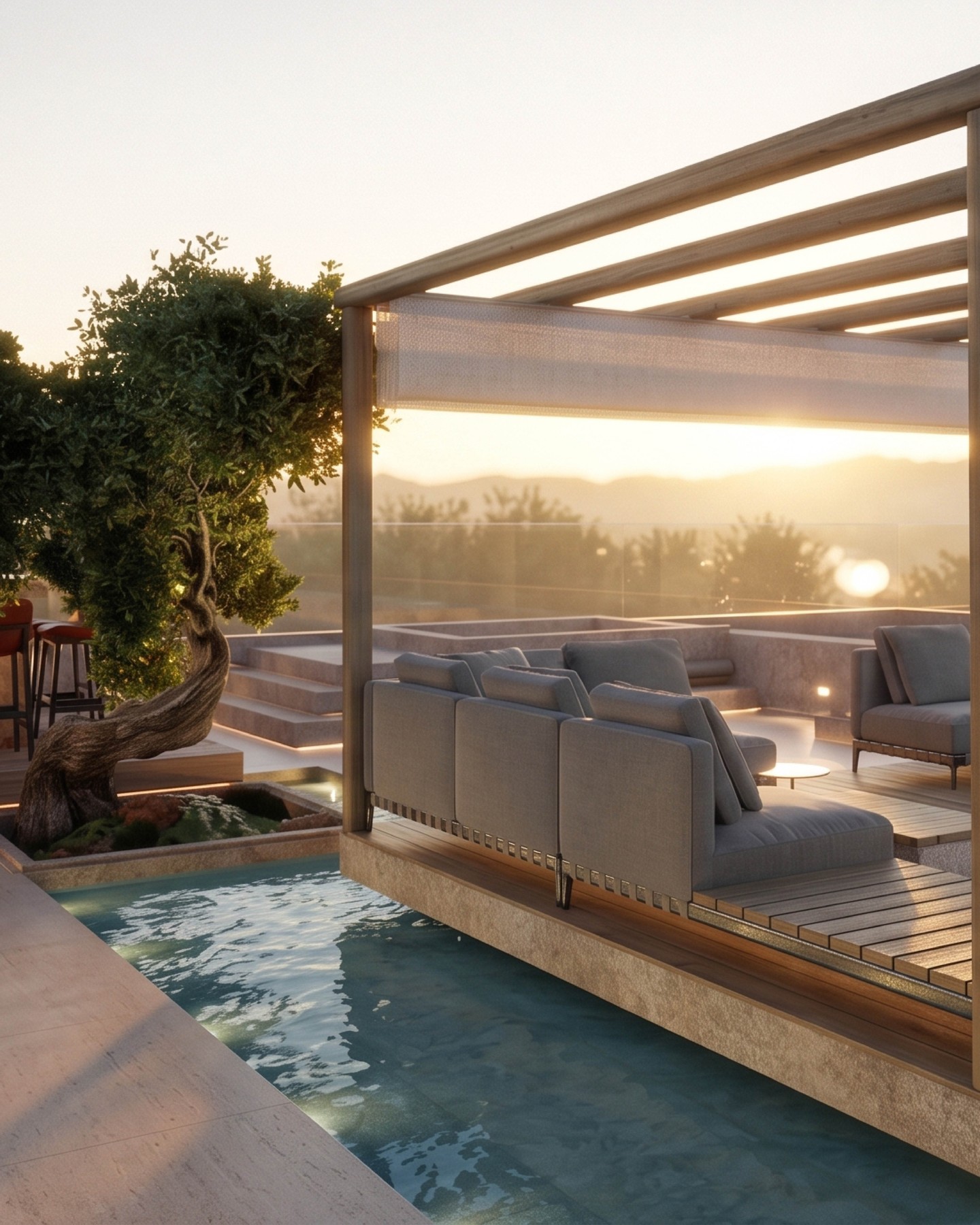 Private Residence, Tuscany, Italy
This exclusive villa in the countryside promises a relaxing retreat from the hustle and bustle of business life. The combination of soft and hard fabrics, textured and glossy surfaces, and shimmering metal accents create a calm vibrancy that leaves plenty of room for thought, peace and relaxation.
#KitzigDesignStudios #KitzigInterior